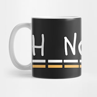 hangman white & yellow Mug